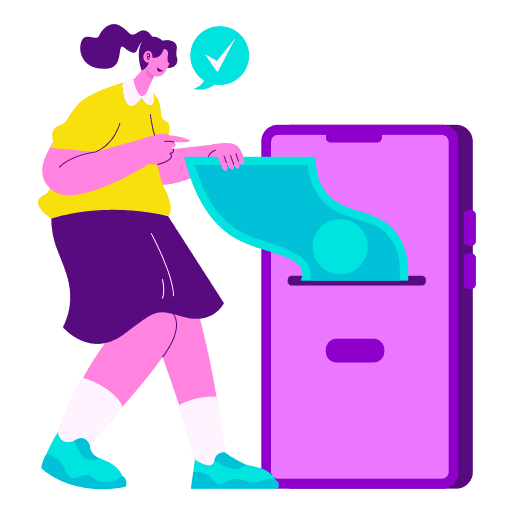 Instant recharge dashboard illustration